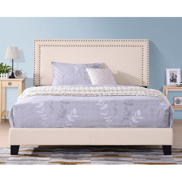 Bop Milan Upholstered Sleigh Bed By Red Barrel Studio by Red Barrel Studio Reviews